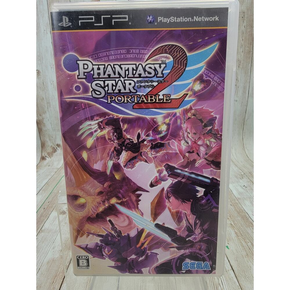 Phantasy Star 2 Portable PlayStation PSP Japan Import Tested US Seller